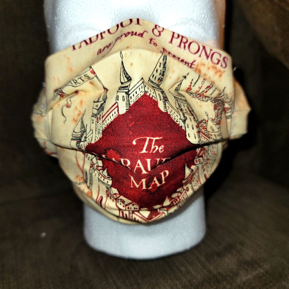 Harry Potter Marauders Map Face Mask